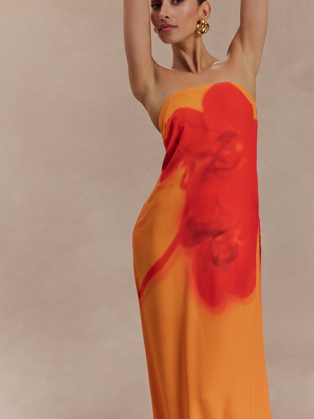 Meshki Floral Orchid Gown - Picture 10 of 10